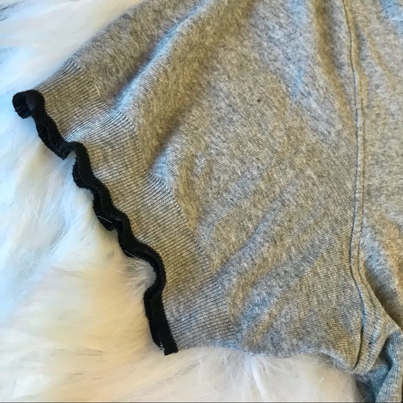 Ted Baker polo shirt grey cotton stretchy tee button up collar top - Picture 6 of 15